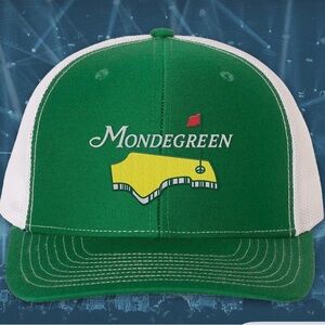 Green and White Mondegreen Hat